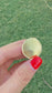 Gold Round Disc Ring