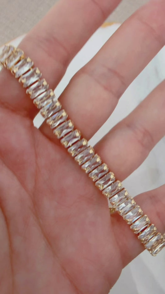 Aurora Baguette Choker necklace