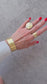Gold Wide Cuff Bracelet