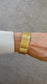 Gold Wide Cuff Bracelet