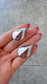 Sculpted Teardrop Stud Earrings