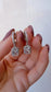 Rectangular Halo Drop Cubic Zirconia Earrings