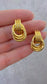 Interlocking Ring Drop Earrings