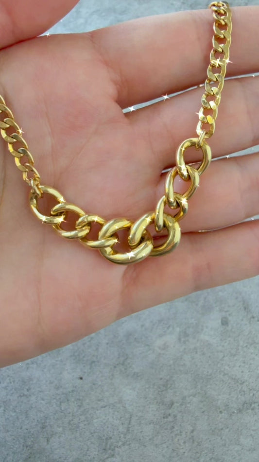 Link chain necklace