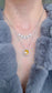 Five-Stone Halo Cubic Zirconia Necklace