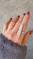 Pavé Bar Ring with Cubic Zirconia – Sterling Silver