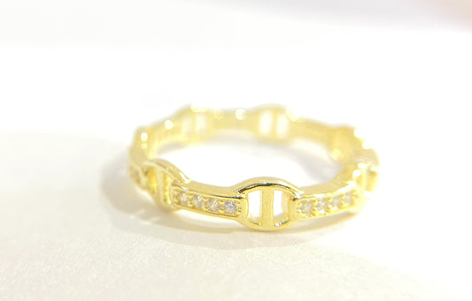 Buckle gold ring