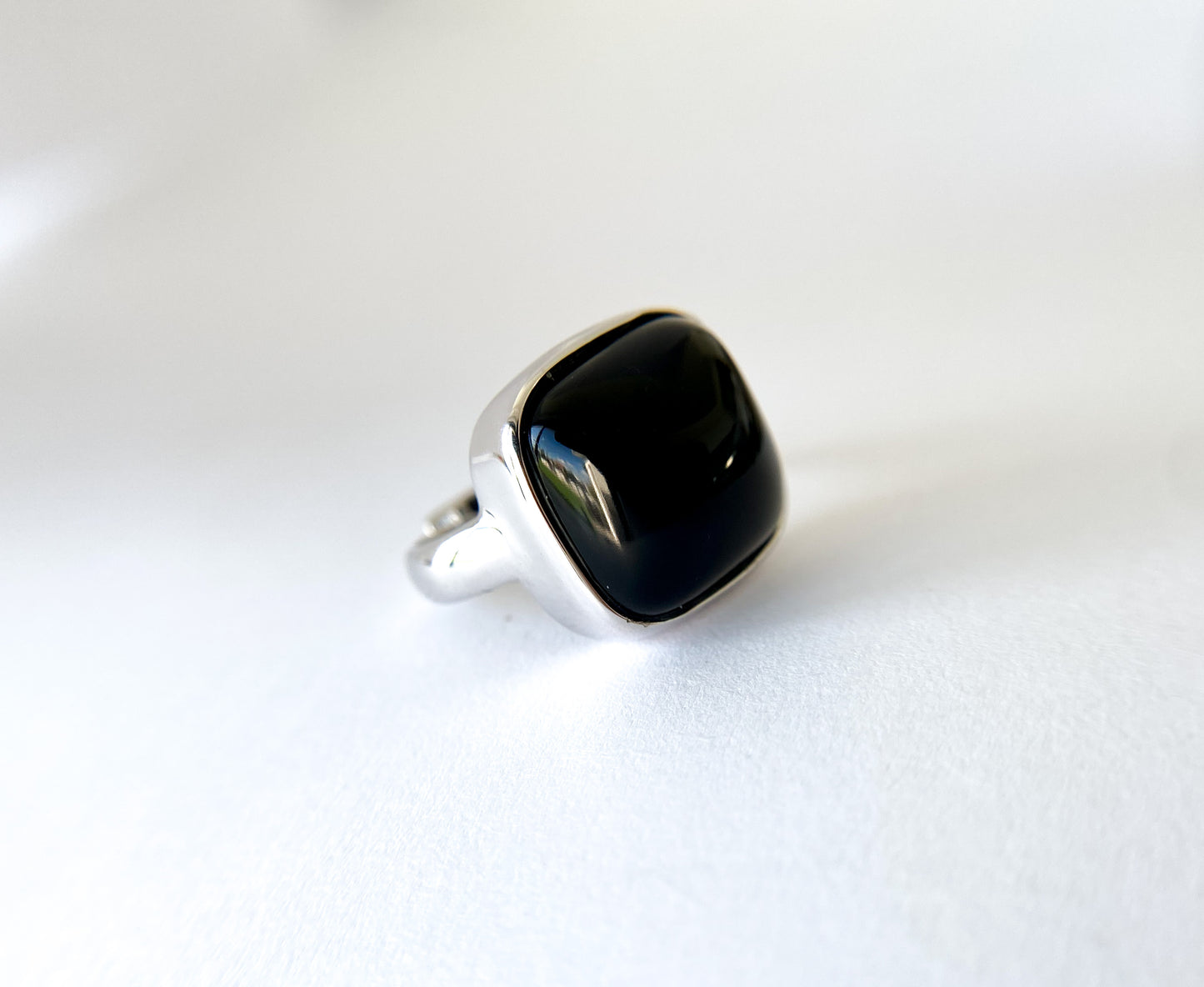 Black onyx ring