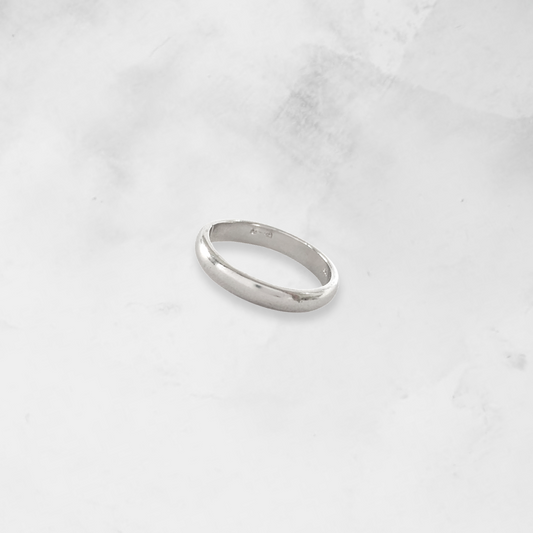 Silver stacking ring