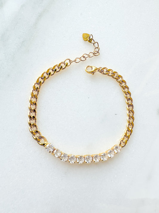 Sparkly chain bracelet