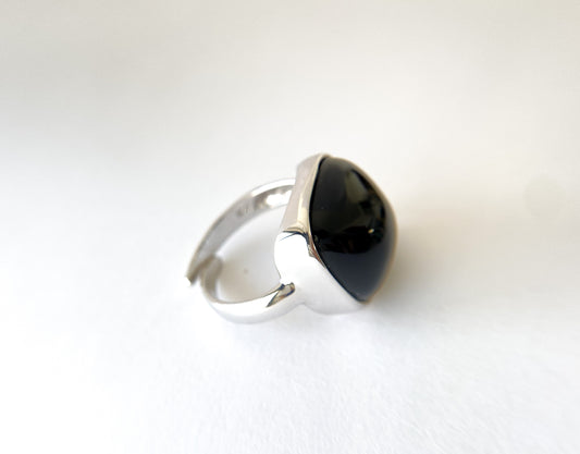 Black onyx ring