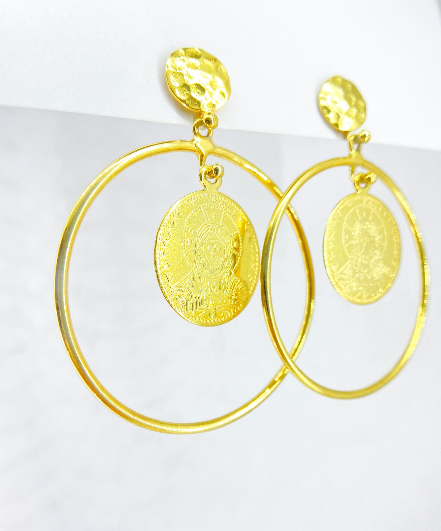 Constantine Vintage Gold Hoops