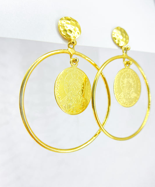Constantine Vintage Gold Hoops